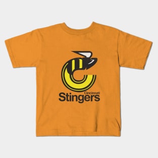 Retro Cincinnati Stingers Hockey Kids T-Shirt